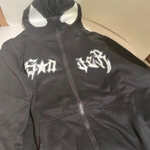 Brand New Y2K Spider Man Zip Up Hoodie Size Large